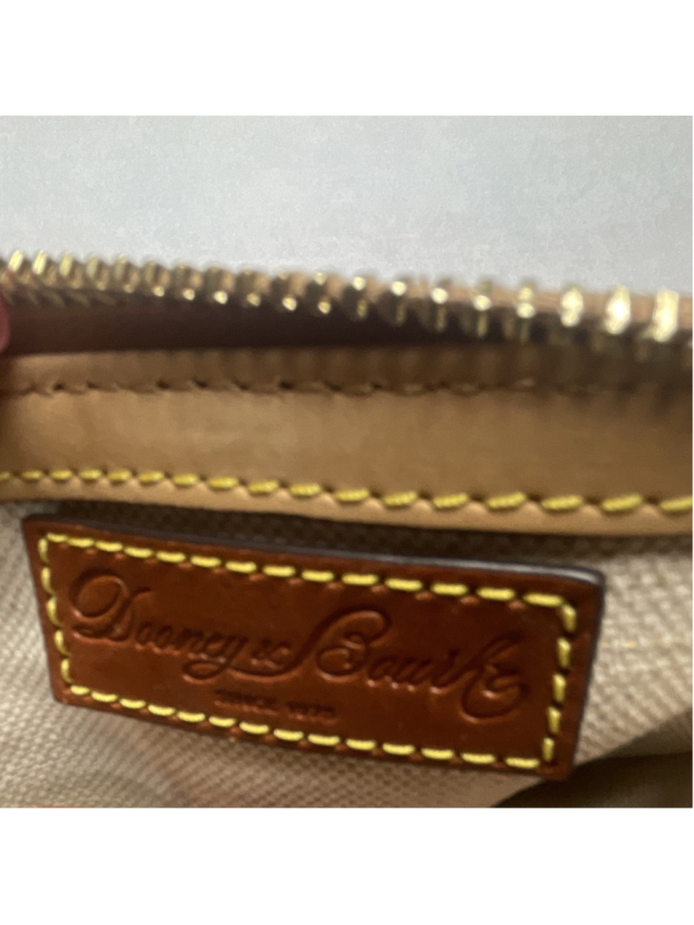 Dooney & Bourke Green DB Logo Crossbody Bag Zip, Detachable Strap, Small - Picture 5 of 7